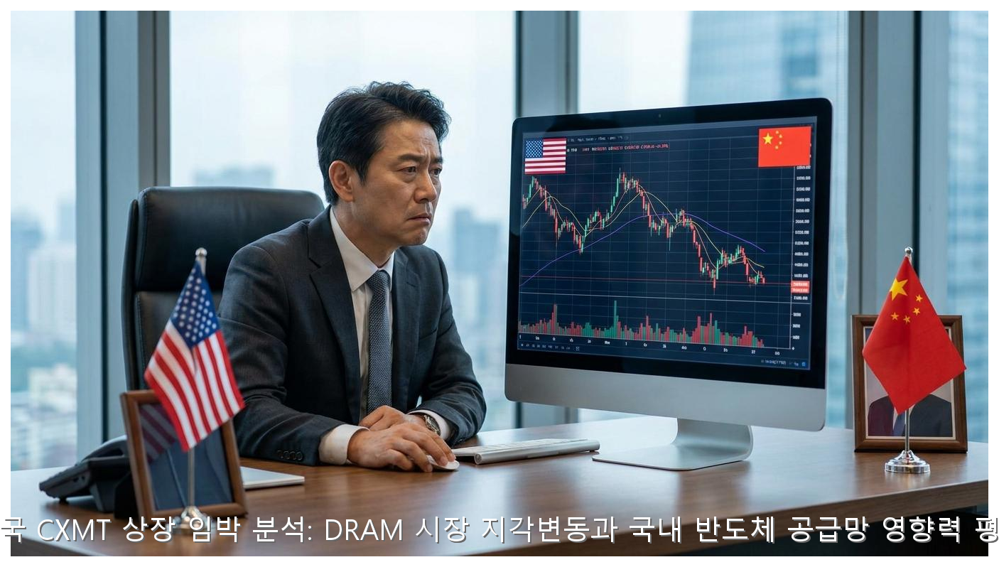 중국 CXMT 상장 임박 분석: DRAM 시장 지각변동과 국내 반도체 공급망 영향력 평가 핵심 안내 및 분석 인포그래픽 (7)