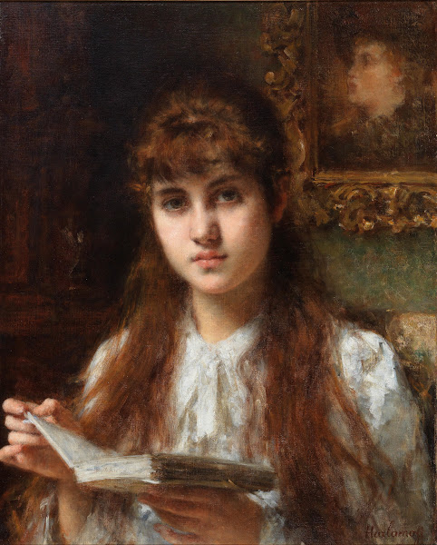 Lesendes Mädchen