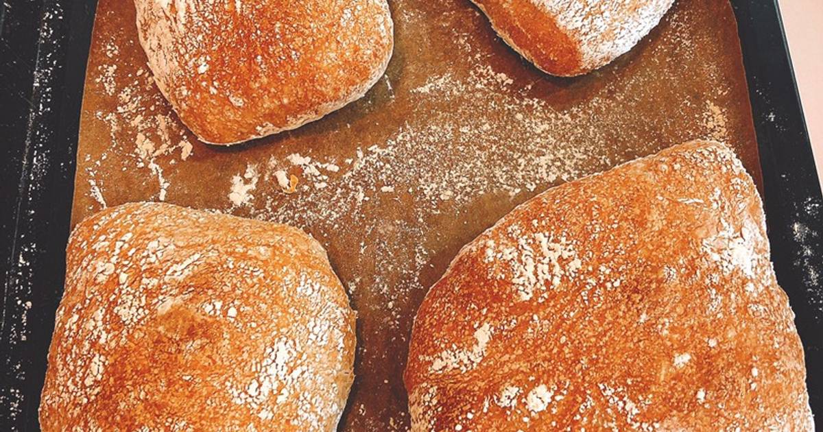 Sourdough ciabatta bread