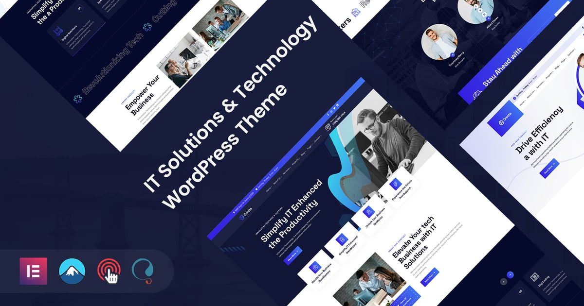 Cresta – IT Solutions & Technology WordPress Theme Free Download – Envato Elements