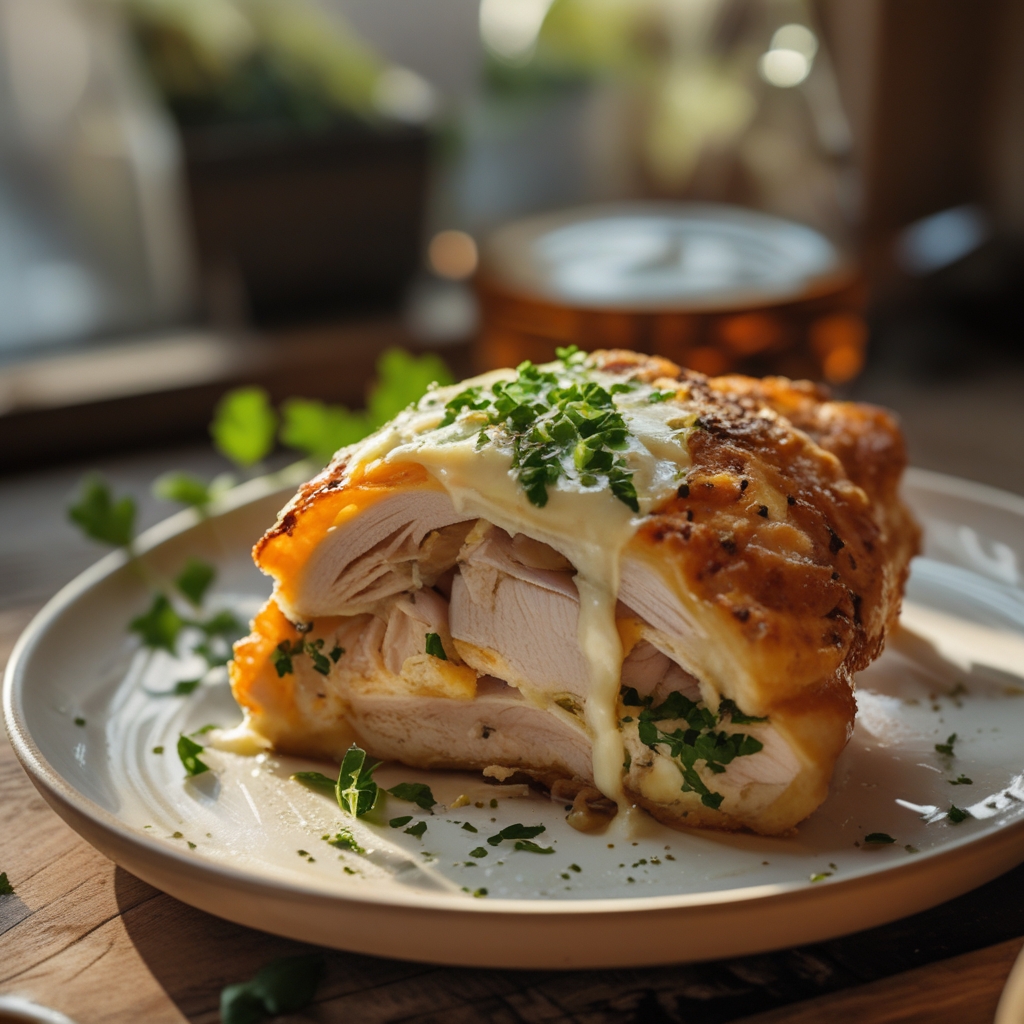 Irresistible Chicken Wellington with Dijon Cream Sauce Recipe – Easy Homemade Main Dish