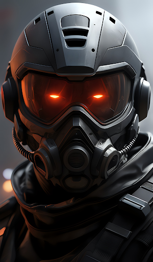 Futuristic Fighter Pilot Picture