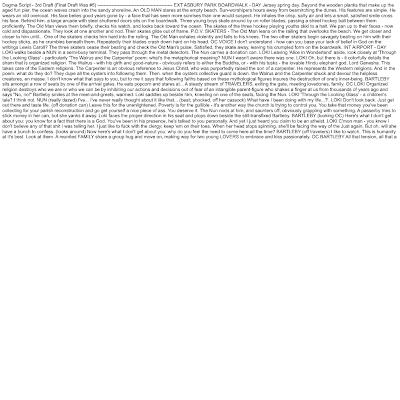 Screenplay-Dogma-3rd Draft