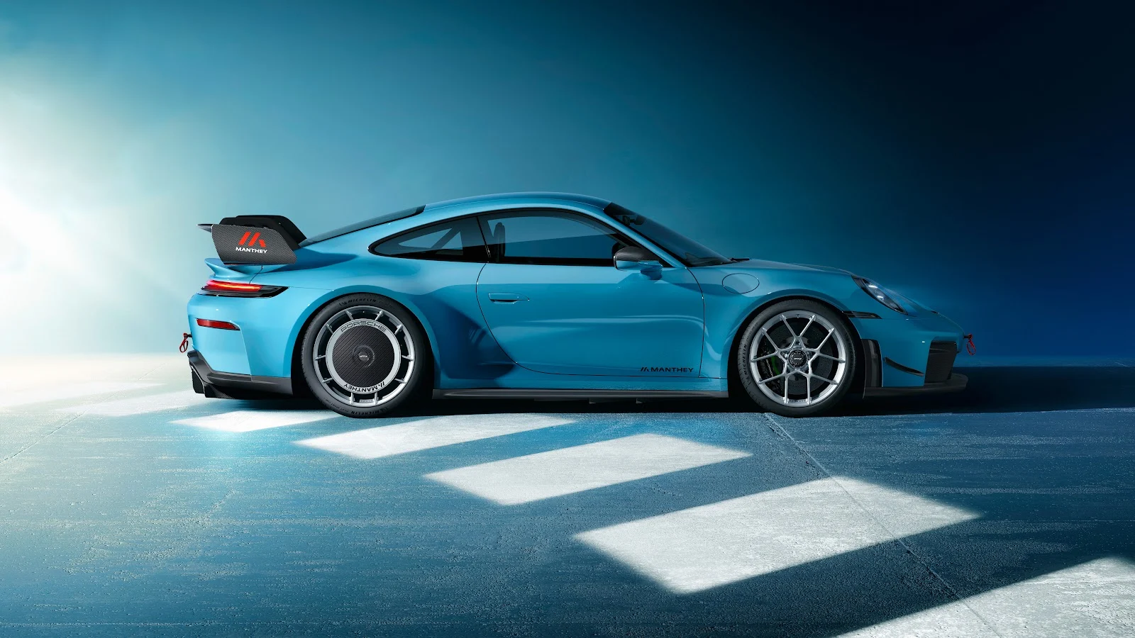 Porsche, Sports Car, Manthey Racing, Automotive Photography 8K Desktop Wallpaper