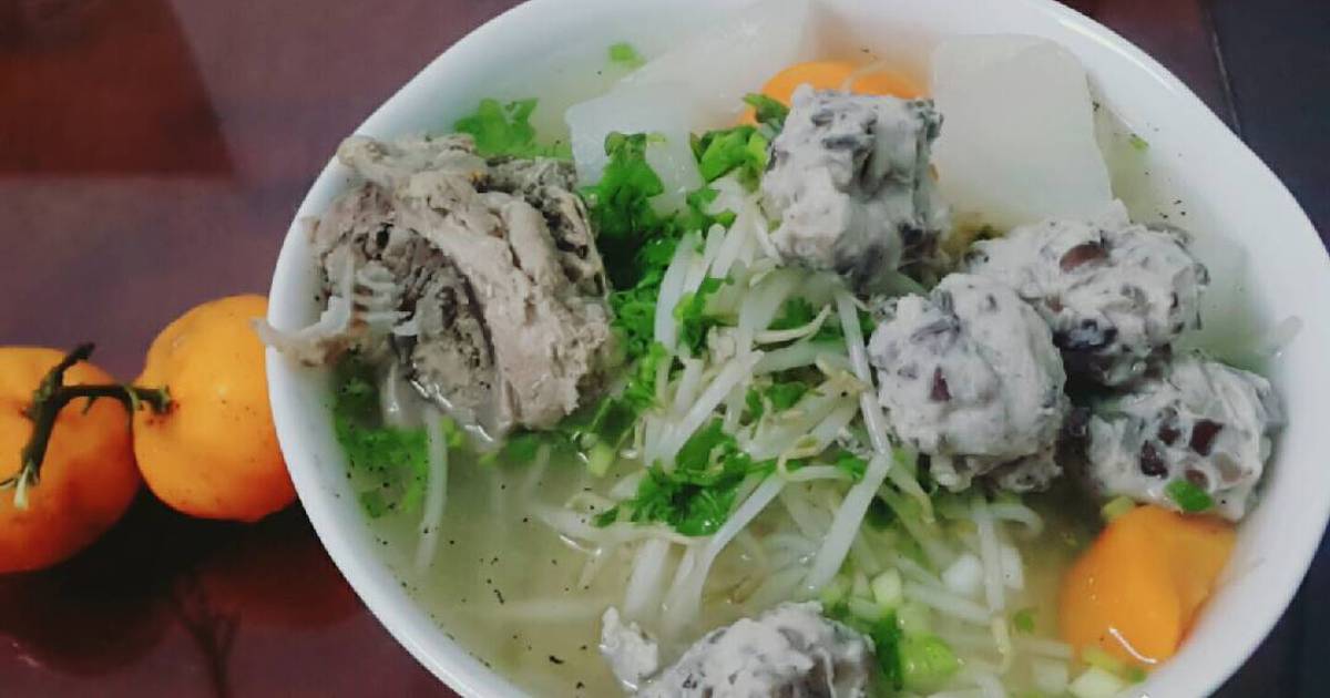 Bún mọc xương