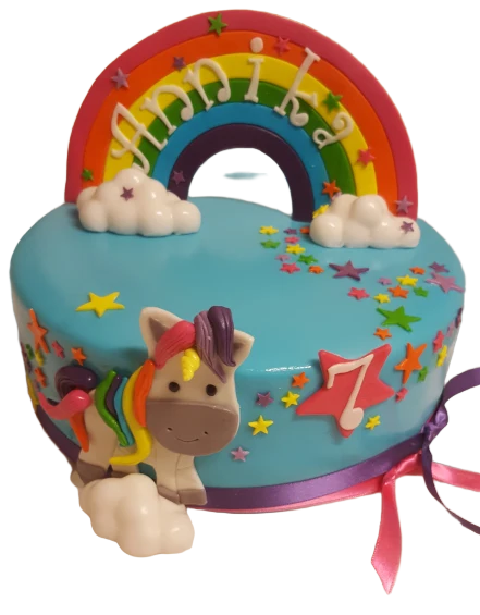 Unicorn Rainbow Birthday Cake CB-NC202