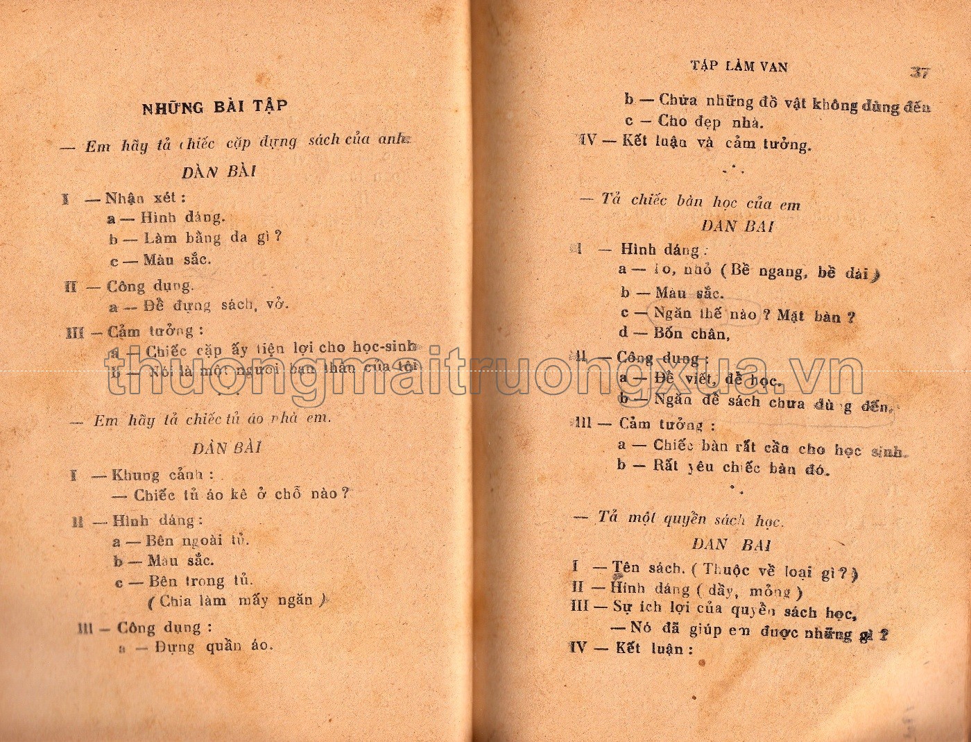 Tập làm văn lớp ba và lớp nhì (1953) - Trang 55