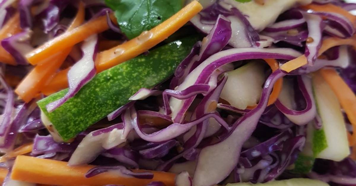 Salad bắp cải tím (dùng cả cho món ăn chay)