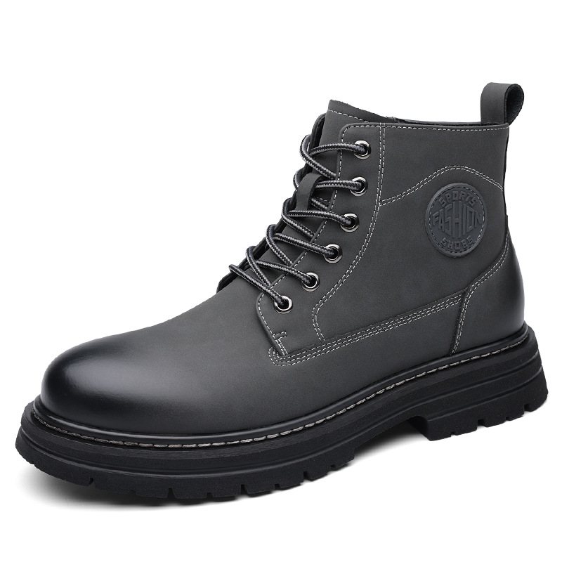 Modische Herren-Stiefel, gefüttert