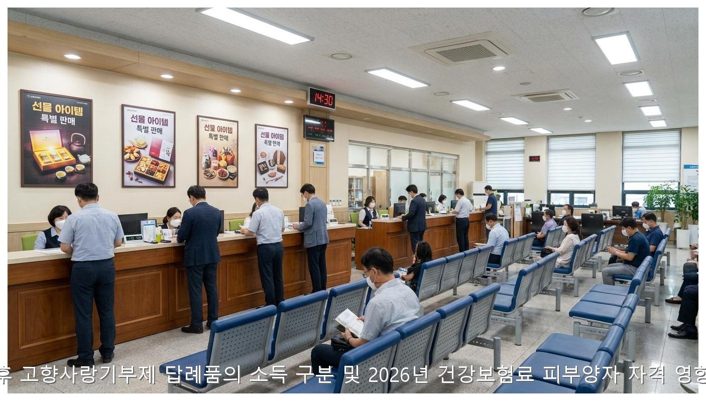 은퇴 후 고향사랑기부제 답례품의 소득 구분 및 2026년 건강보험료 피부양자 자격 영향 분석 핵심 안내 및 분석 인포그래픽 (8)