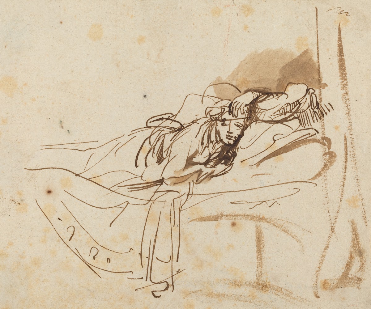 Saskia Lying in Bed c 1638