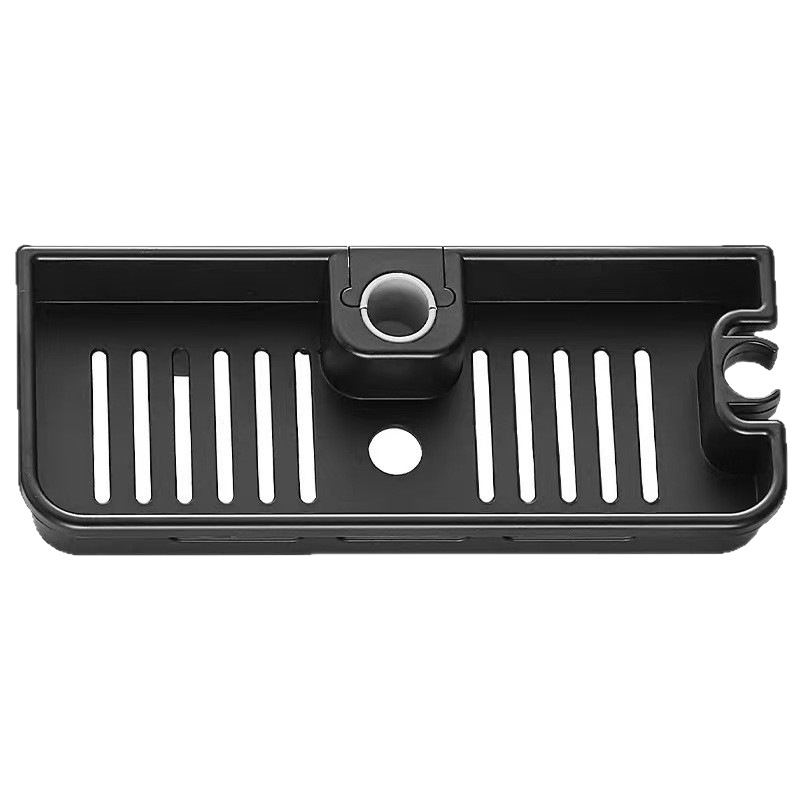 Shower shelf made of ABS, detachable, with hooks