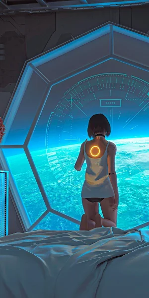 Room, Indoors, Science Fiction, Surreal, Digital Art 4K Wallpaper Background