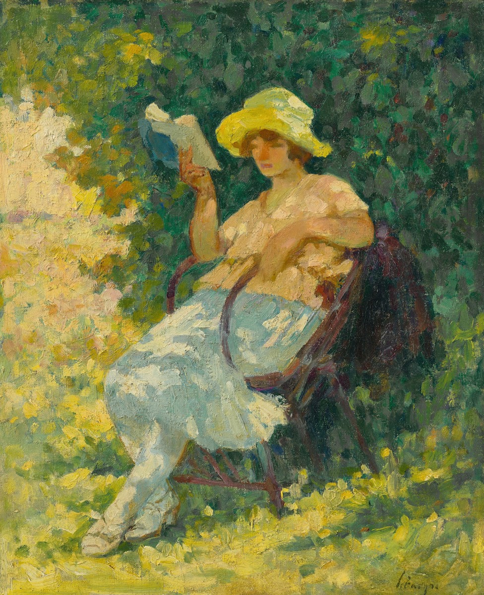 La lecture au jardin
