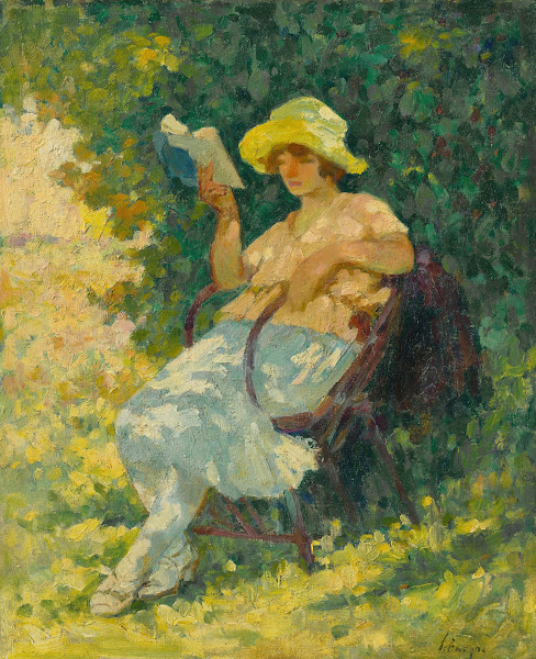 La lecture au jardin