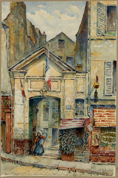 81 rue Mouffetard entrée de lancienne chapelle du 17me siècle