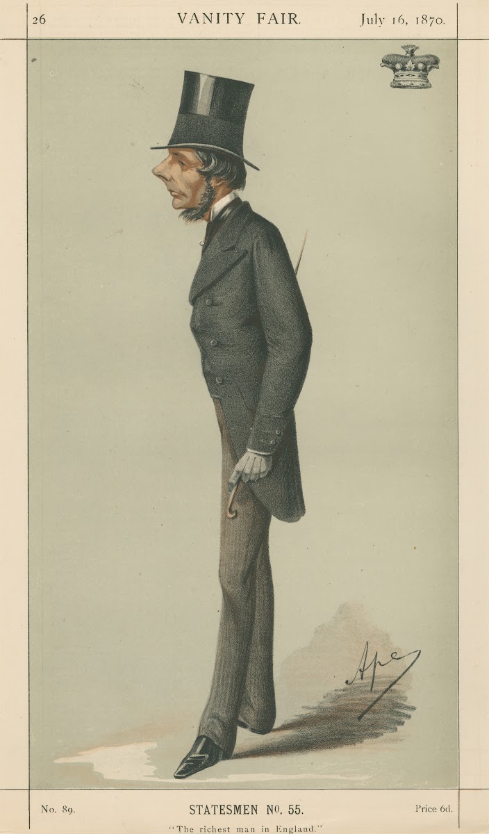 Politicians  The richest man in England The Marquis of Westminster 16 July 1870