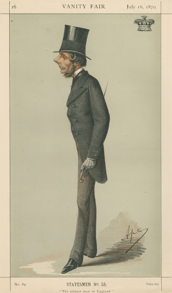 Politicians  The richest man in England The Marquis of Westminster 16 July 1870