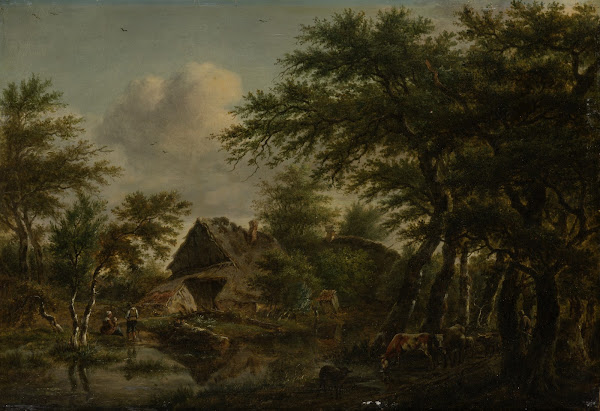 Landscape with Farm Amidst Trees ca 1810