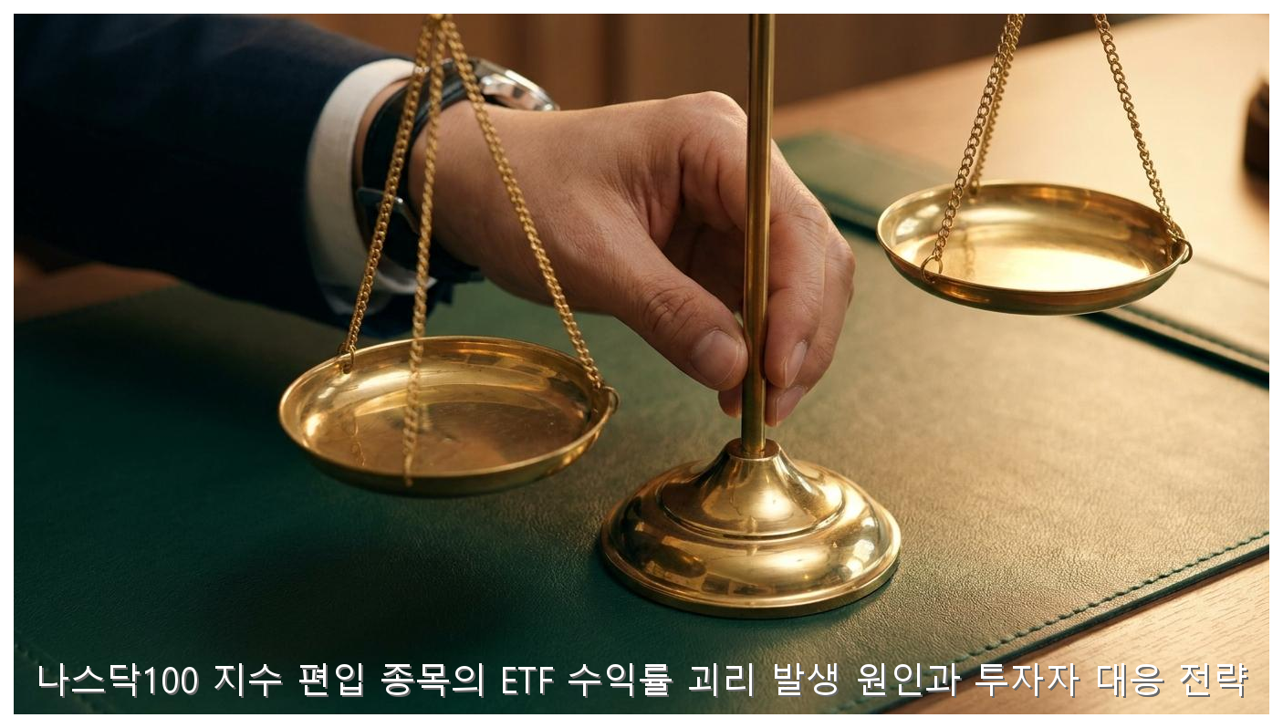나스닥100 지수 편입 종목의 ETF 수익률 괴리 발생 원인과 투자자 대응 전략 핵심 안내 및 분석 인포그래픽 (2)