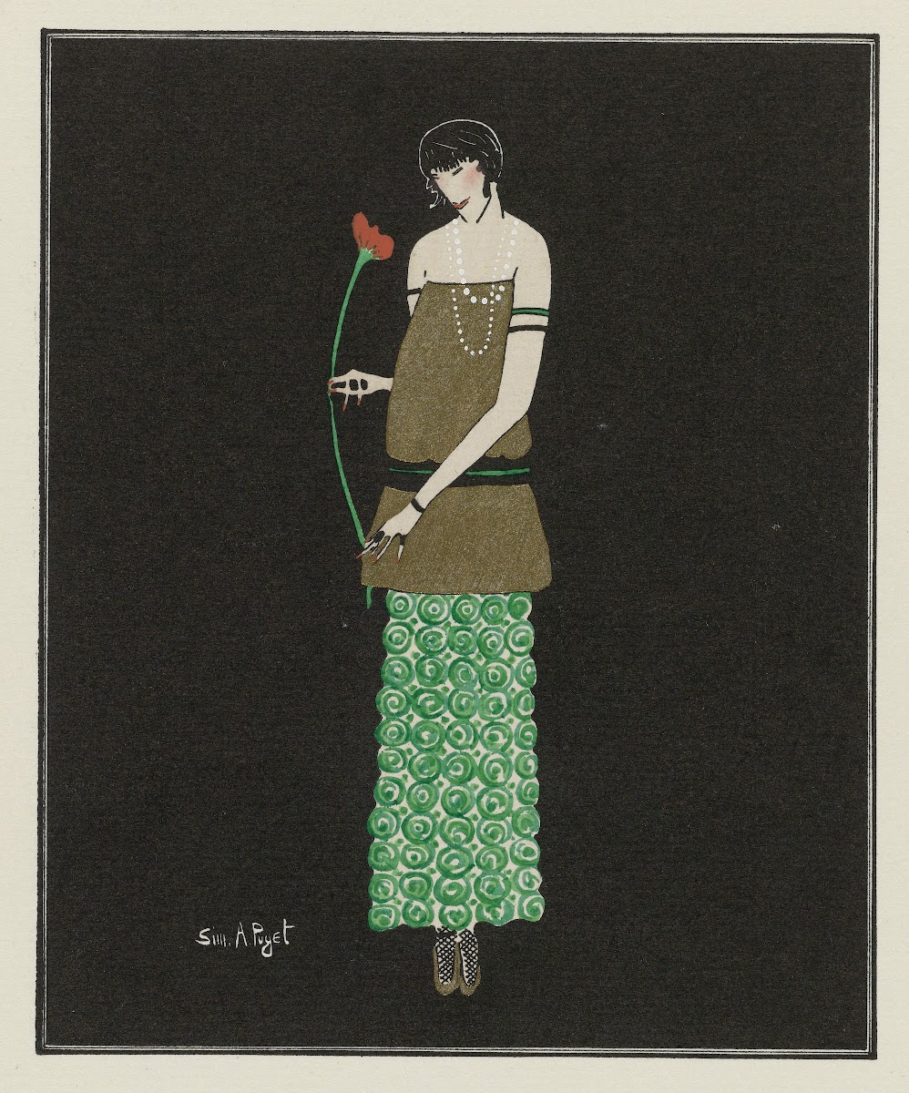 Le lys rouge  Robe du soir de Paul Poiret 1914