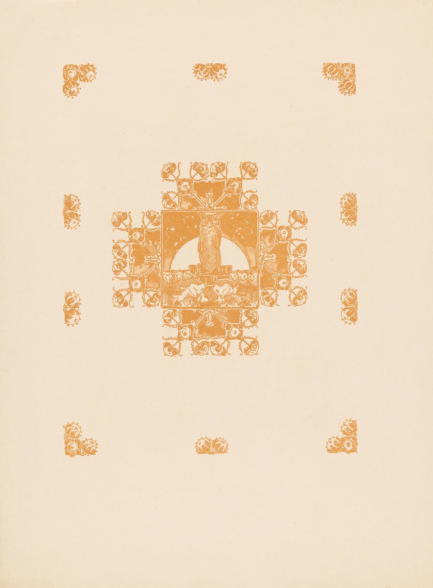 Ornamentiek en uilen 1910