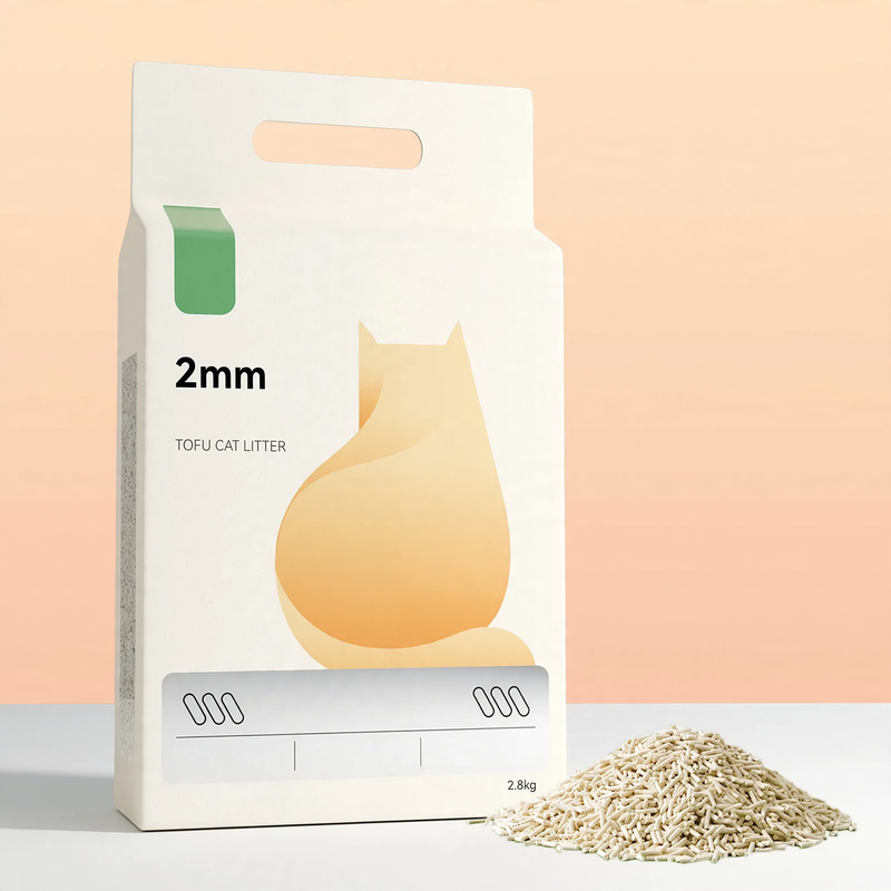 Katzenstreu – Mischung aus Bentonit und Tofu