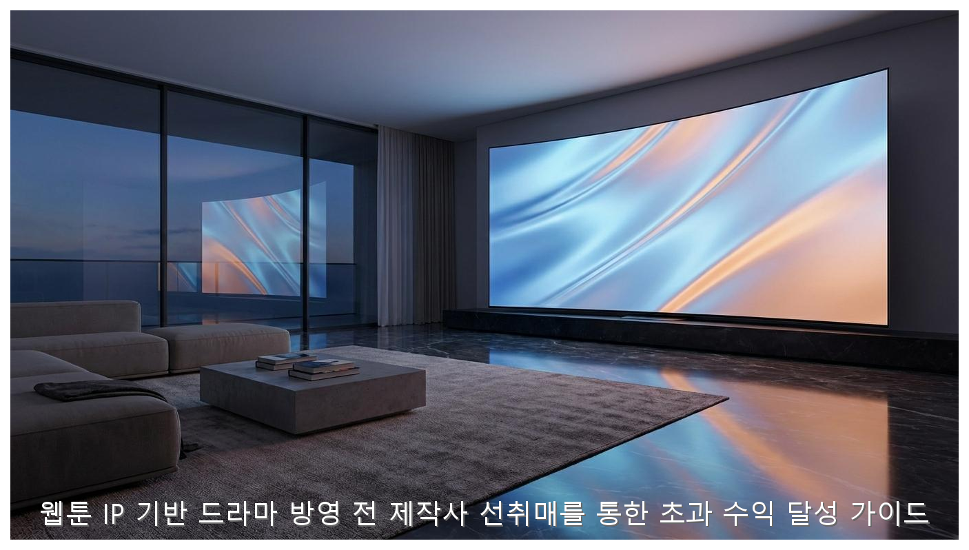 웹툰 IP 기반 드라마 방영 전 제작사 선취매를 통한 초과 수익 달성 가이드 핵심 안내 및 분석 인포그래픽 (5)