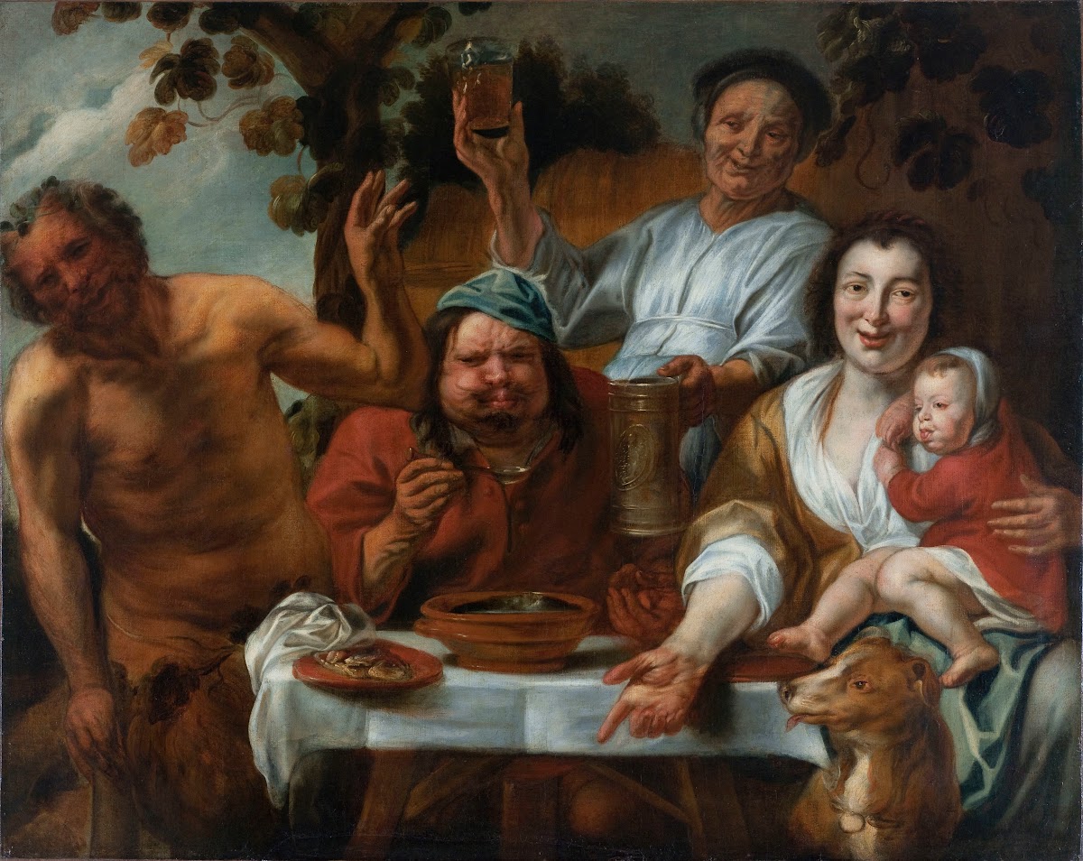 Le satyre et le paysan 1644   1645
