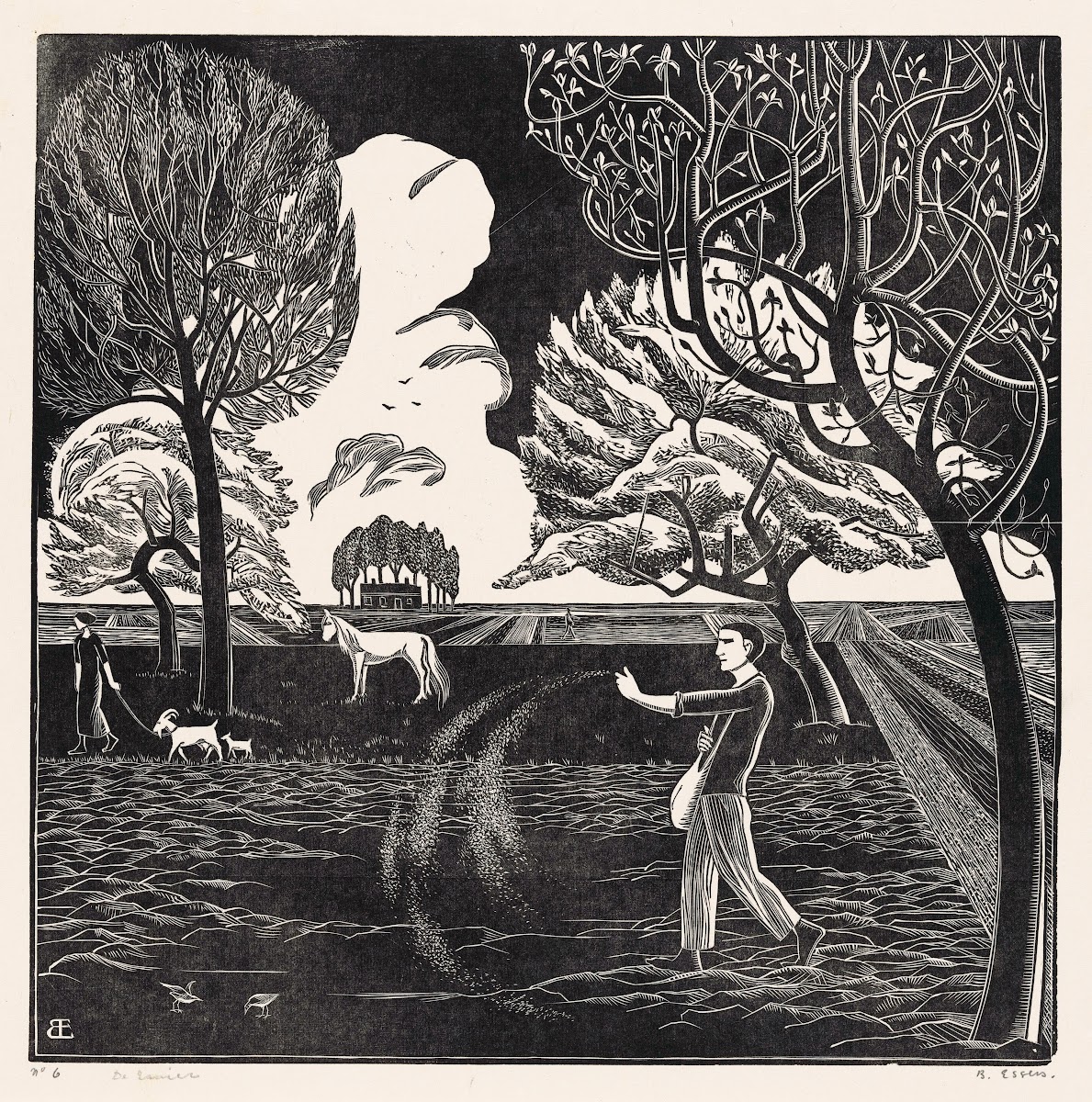 Zaaiende man 1927