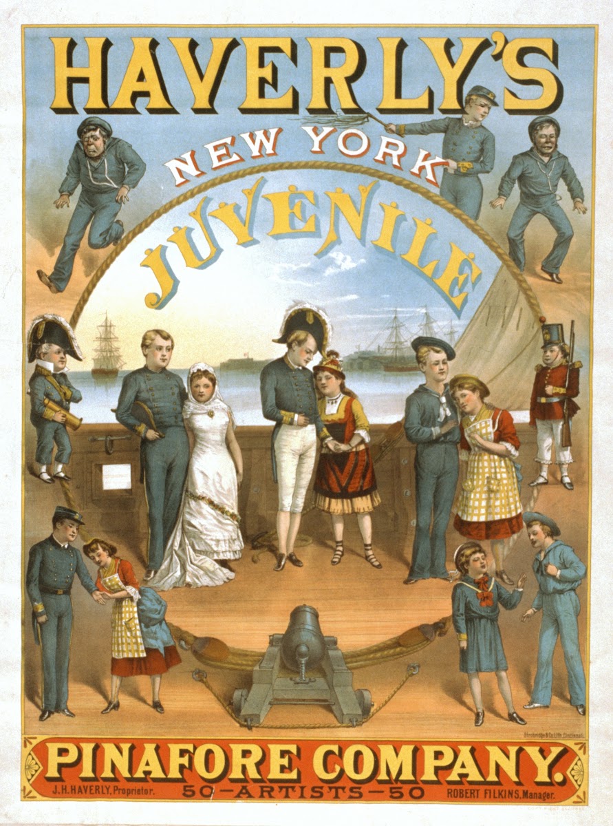 Haverlys New York Juvenile Pinafore Company 50 artists50 1879