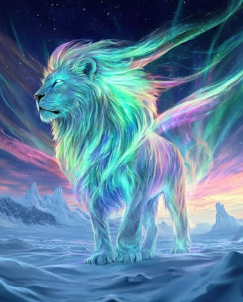 Glowing Lion Picture