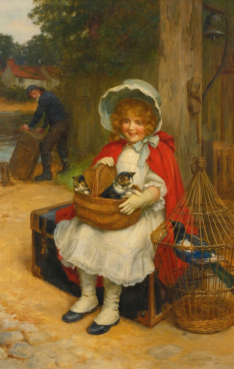 Waiting at the ferry 1911