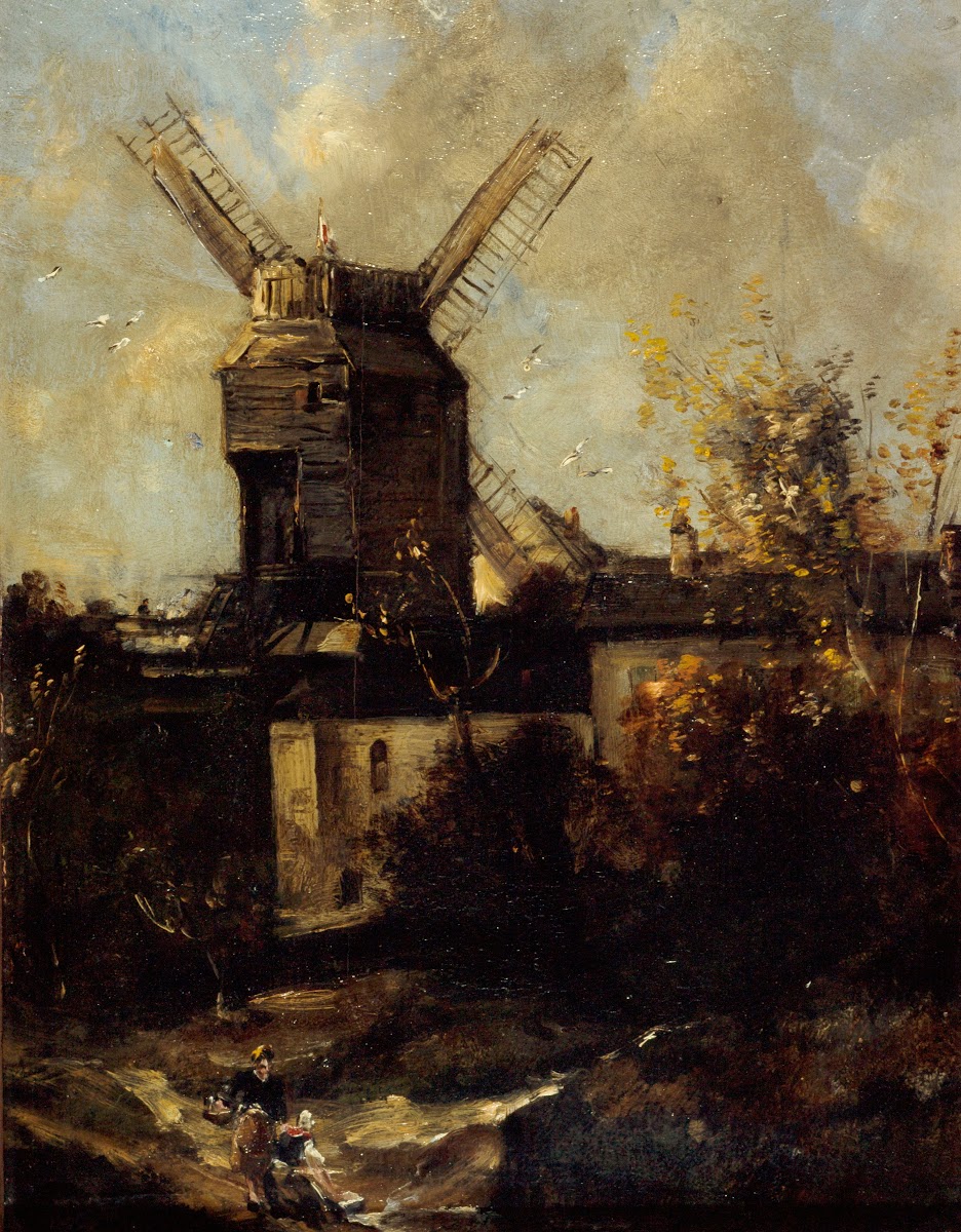 Le moulin de la Galette à Montmartre 1861