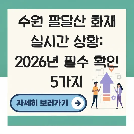 수원 팔달산 화재 실시간 상황