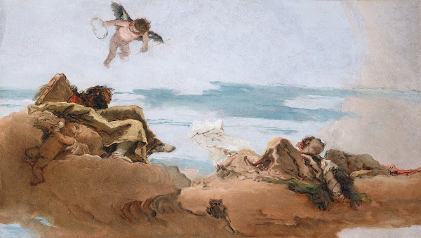 Study for a Ceiling with the Personification of Counsel c 1762