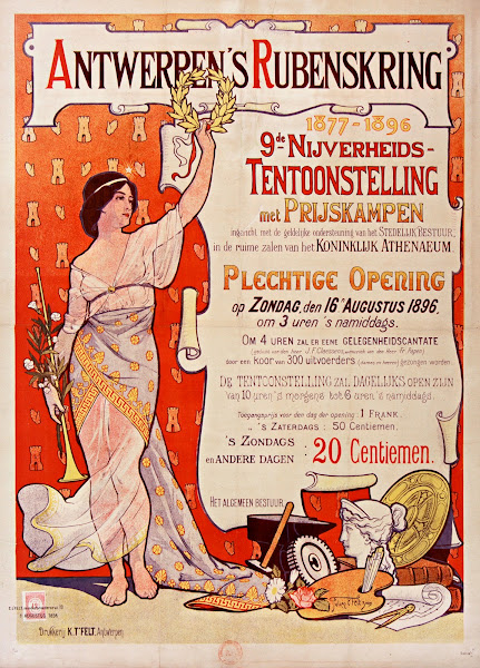 Antwerpems Rubenskring 1877 1896 9de Nijverheids Tentoostelling met Prijskampen