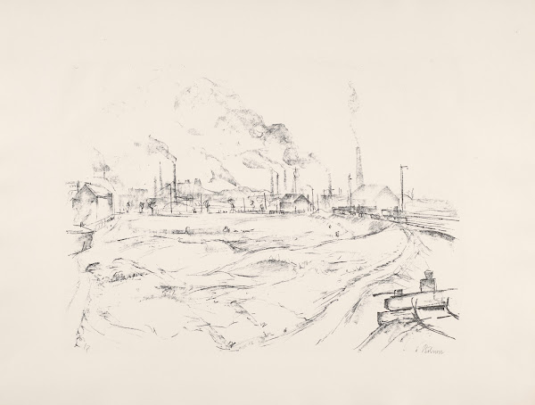 View of a Metallurgical Complex 1918