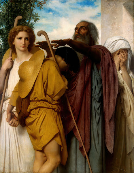 Tobias Saying Good Bye To His Father 1860