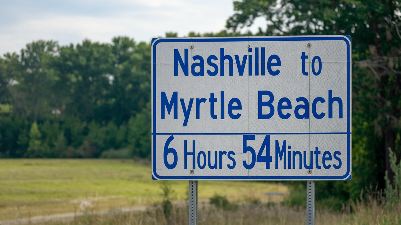 How Long to Drive from Nashville to Myrtle Beach