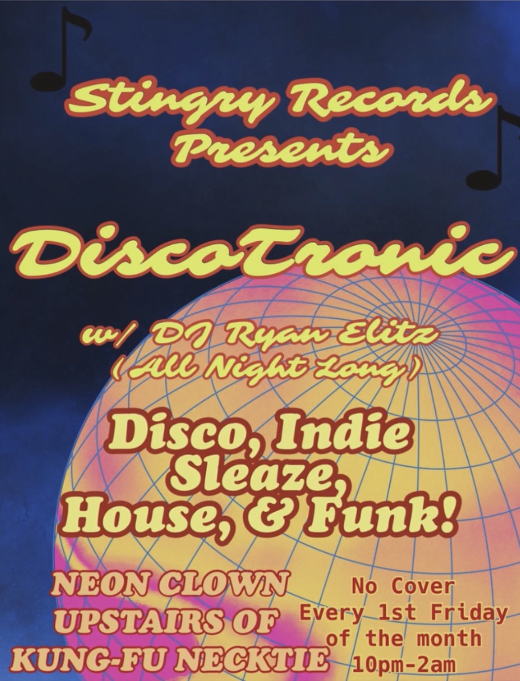 Flyer for DiscoTronic