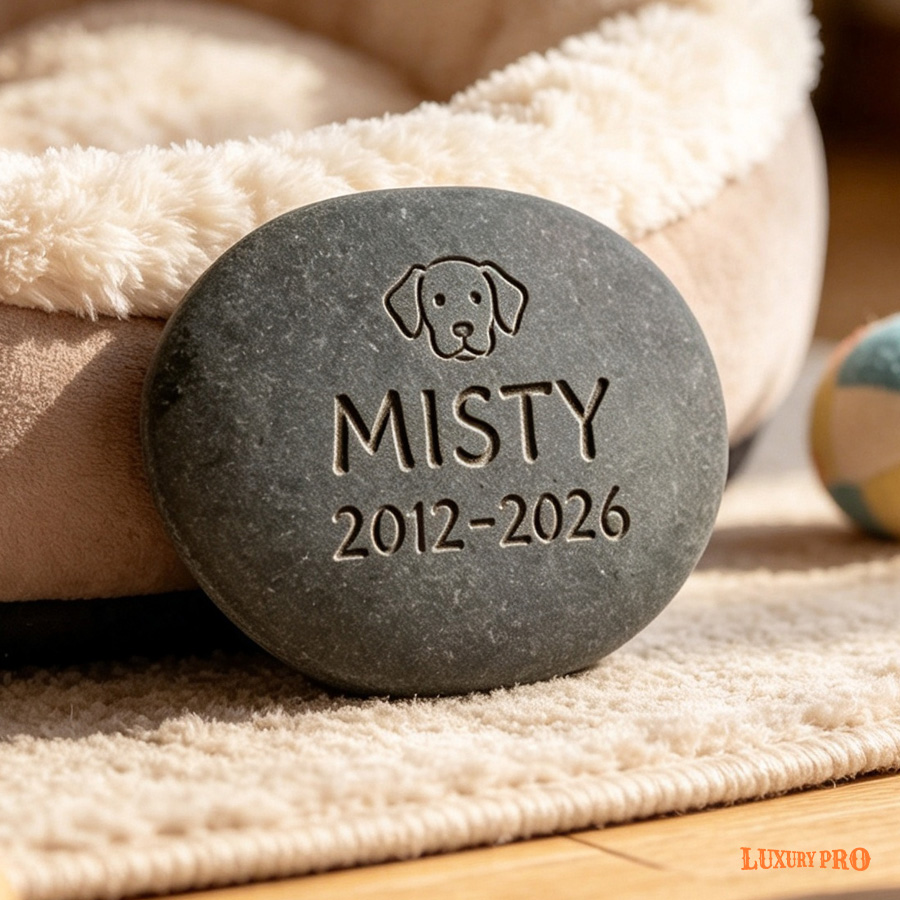 Pet Tombstone Memorial Stone - Engravable