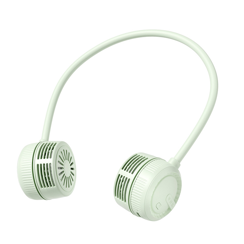 Portable neck fan with USB charging