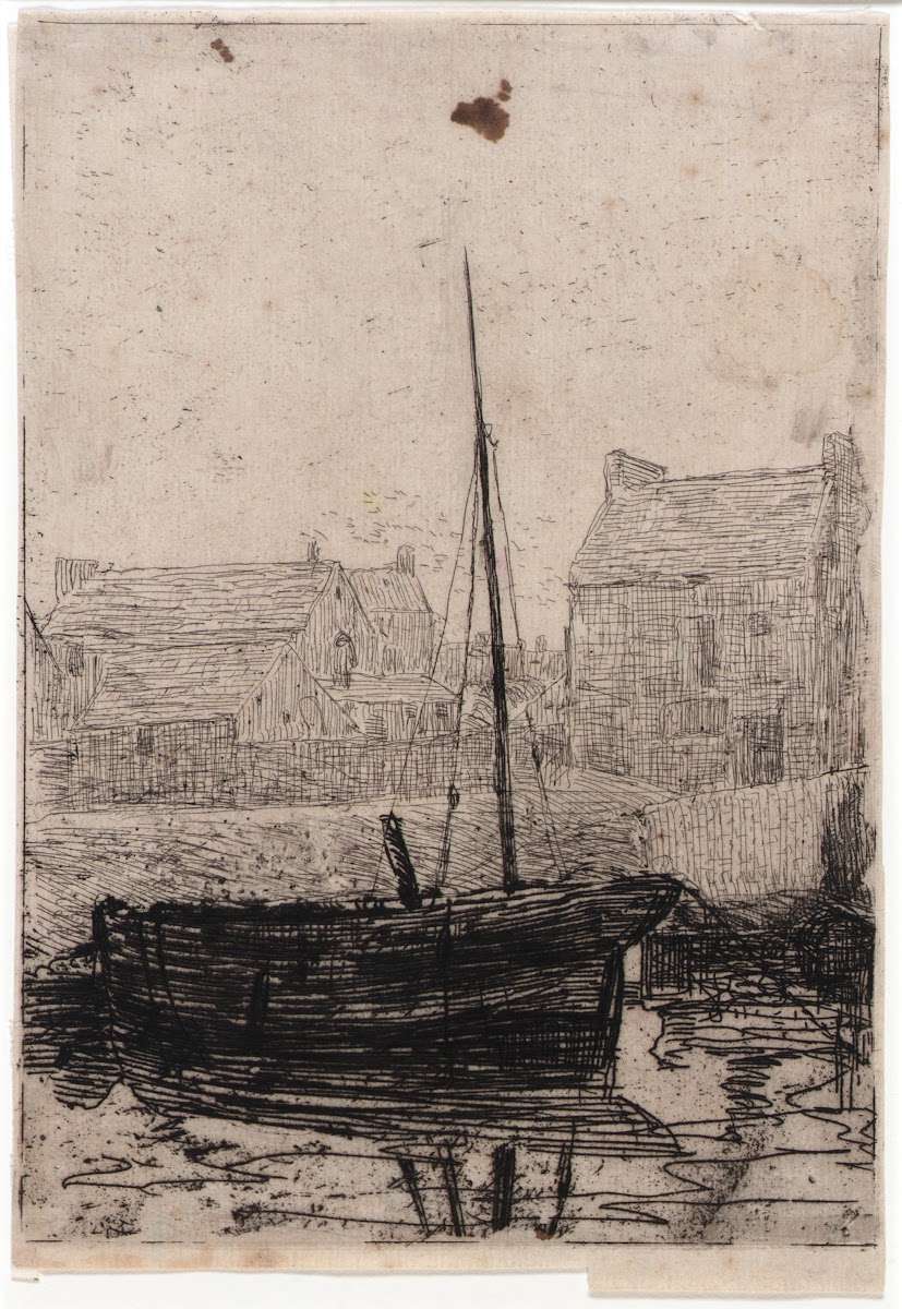 Boat MooredIsle of Man 1889