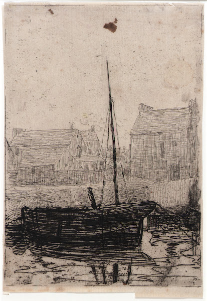 Boat MooredIsle of Man 1889