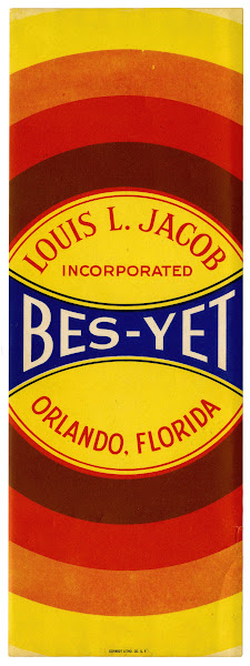 Bes Yet Produce Label 1930 1950