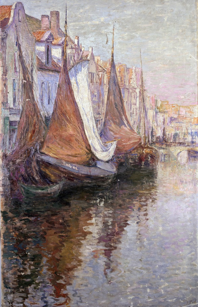 Wharf in Mechelen 1906