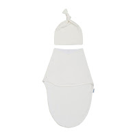 Евро - пеленка Twins и шапочка (интерлок) экрю