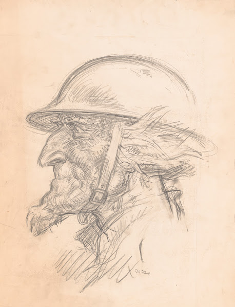 Uncle Sam wearing helmet 1914 1918