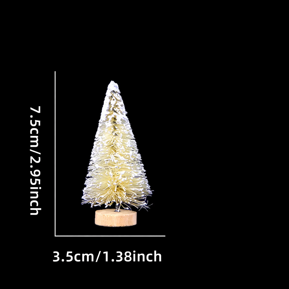 Mini-Weihnachtsbaum aus Sisal zur Tischdekoration
